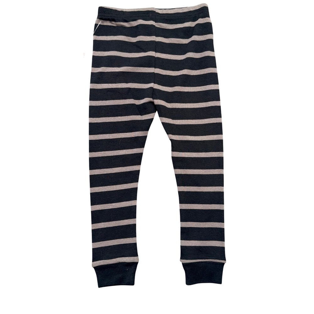 Carter's Just One You Kids 2T Black Gray Striped Snug Fit Pajama Pants Sleepwear